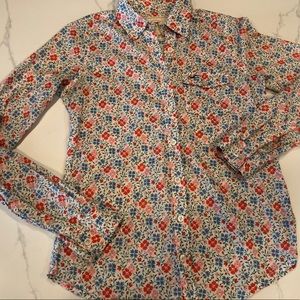 Hollister floral button up